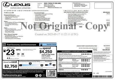 2025 Lexus TX 350 Premium