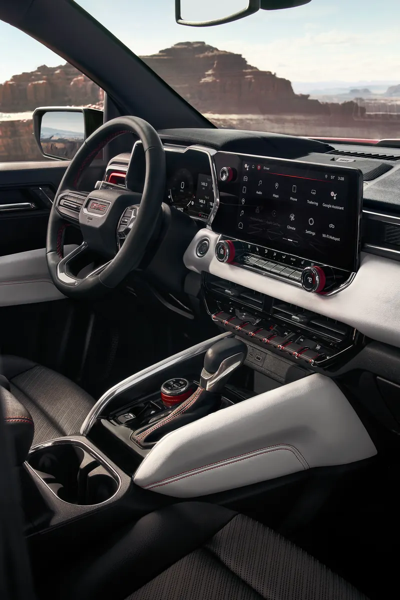 2026 GMC Canyon infotainment system at Pointe GMC in Penns Grove NJ