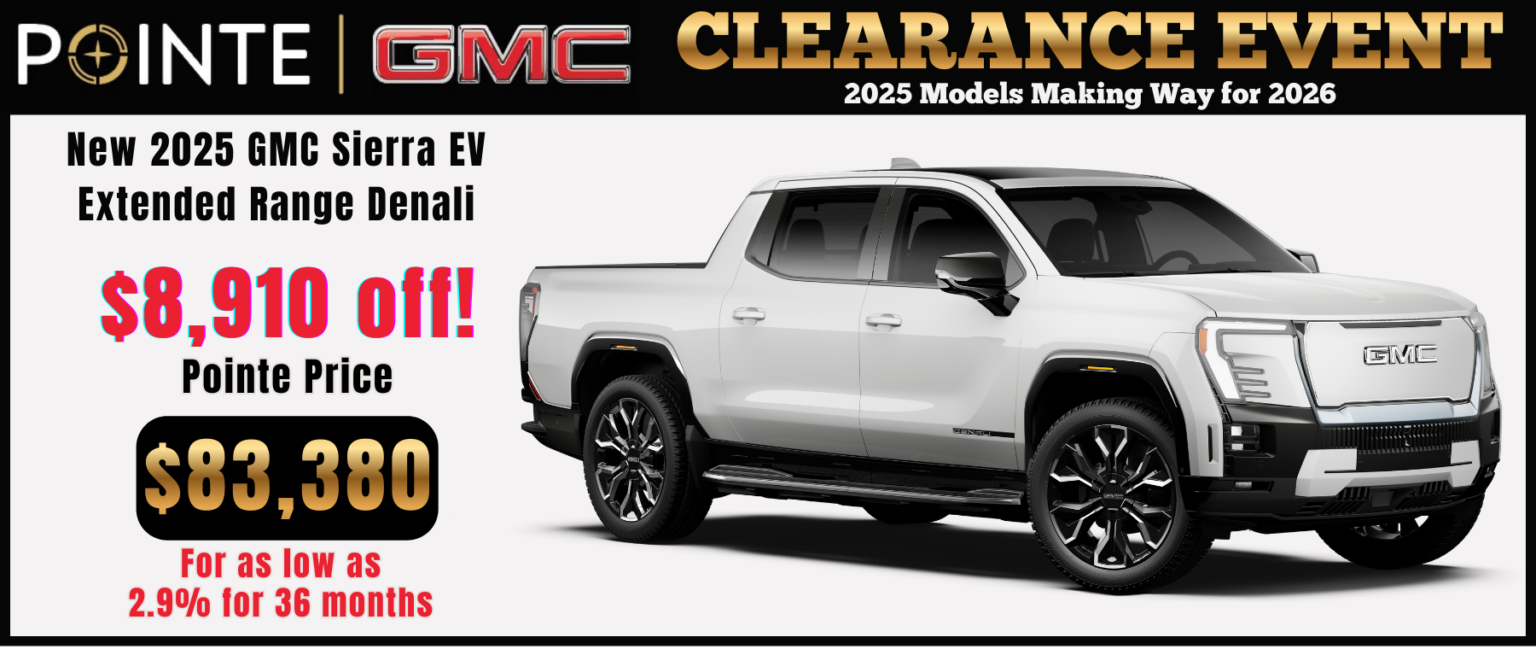 New 2025 GMC Sierra EV Extended Range Denali